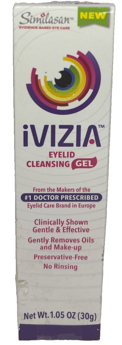 iVIZIA—Eyelid Cleanser Gel for Eyelid’s—See Below—1Ea—1.05oz—SHIPS IN 24 HOURS— iVIZIA—Eyelid Cleanser Gel for Eyelid’s—See Below—1Ea—1.05oz—SHIPS IN 24 HOURS—