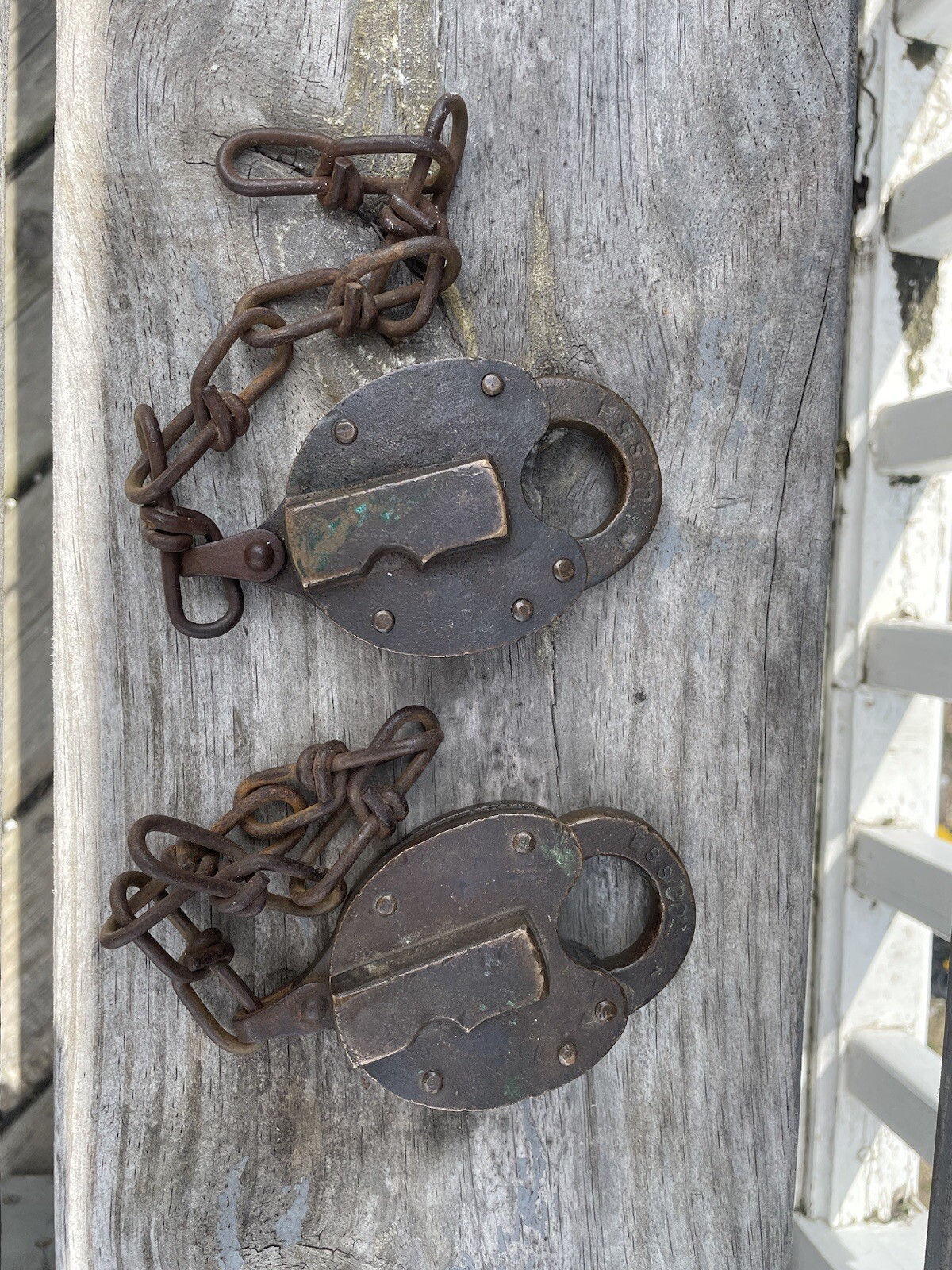 Vintage ESS Co. Padlocks~ Big Locks~ No keys (2 Locks)