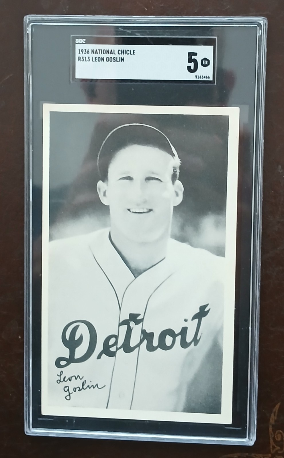 1936 National Chicle - Fine Pen Premiums R313 Goose Goslin 1936 National Chicle - Fine Pen Premiums R313 Goose Goslin