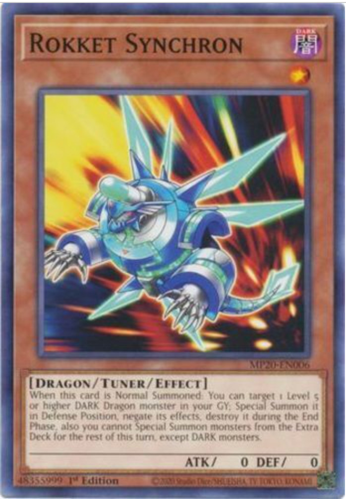 Yu-Gi-Oh - Rokket Synchron - SAST-EN007 - Rare - Unlimited  - NM/M - NEW