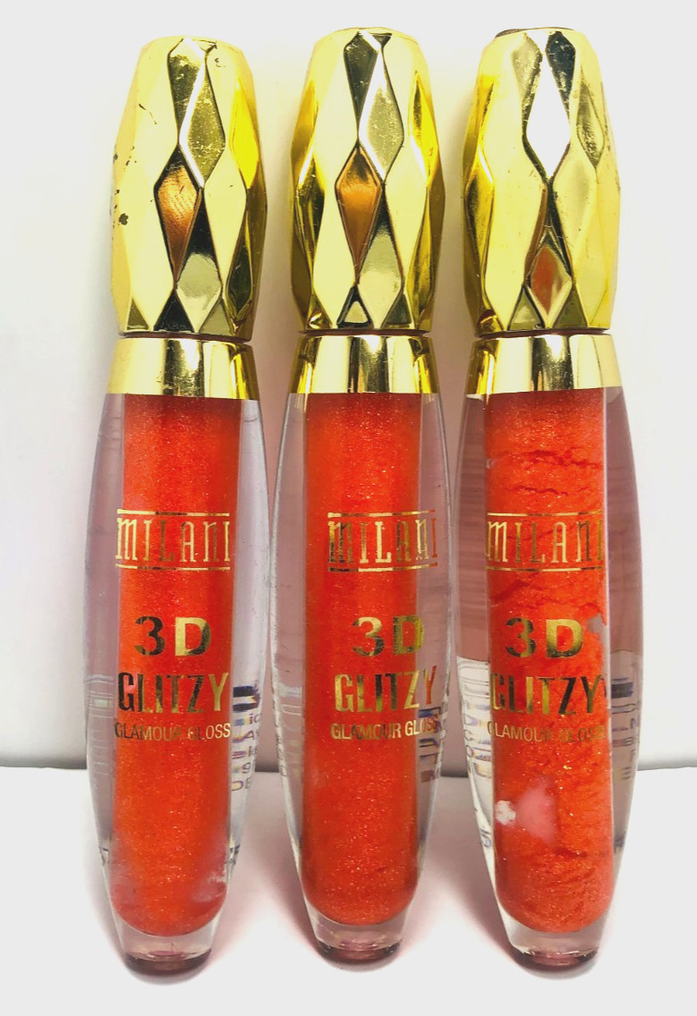 (3) MILANI 3D GLITZY Glamour Gloss - #42 STYLISH **RARE