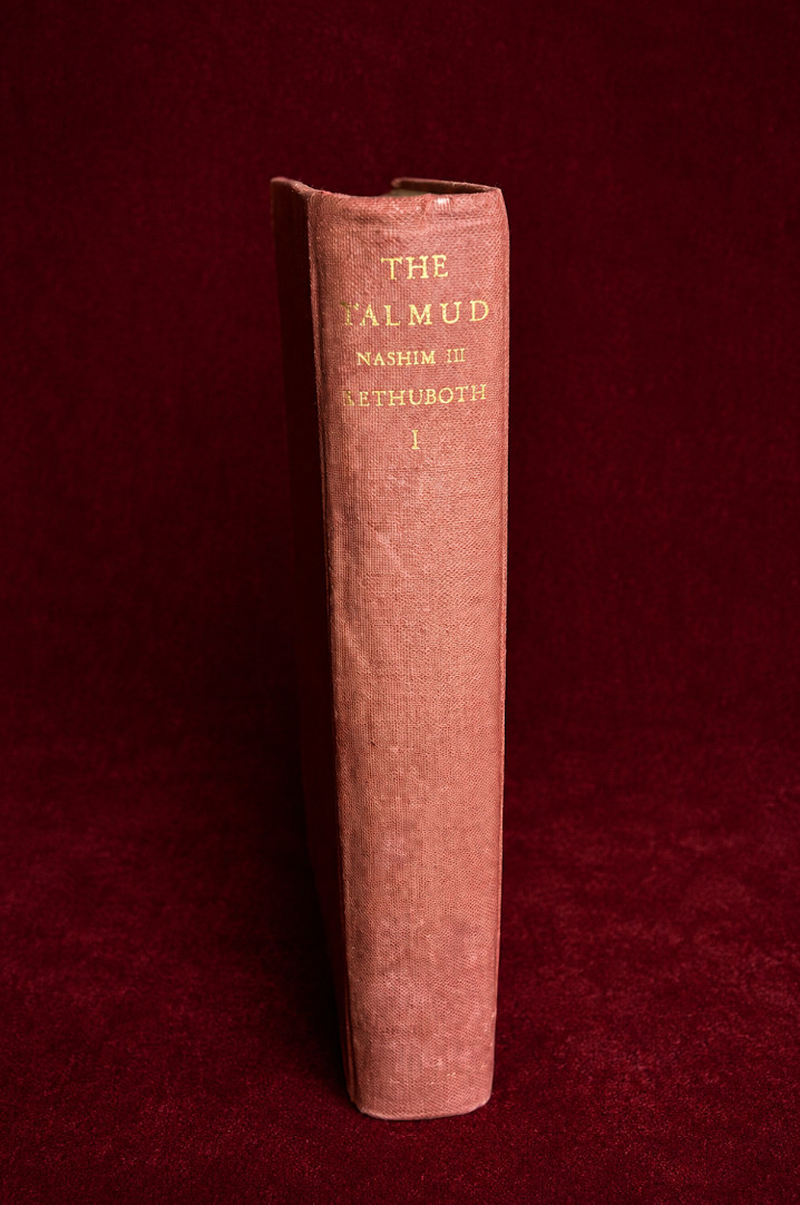 The Talmud Nashim II Kethuboth I Soncino Press 1936 Hardcover Judaica The Talmud Nashim II Kethuboth I Soncino Press 1936 Hardcover Judaica