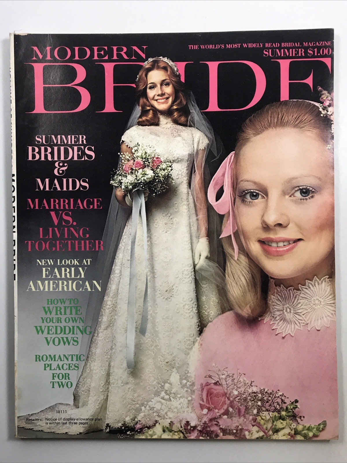 MODERN BRIDE magazine April/May 1973 Weddings Bridal Gowns VTG
