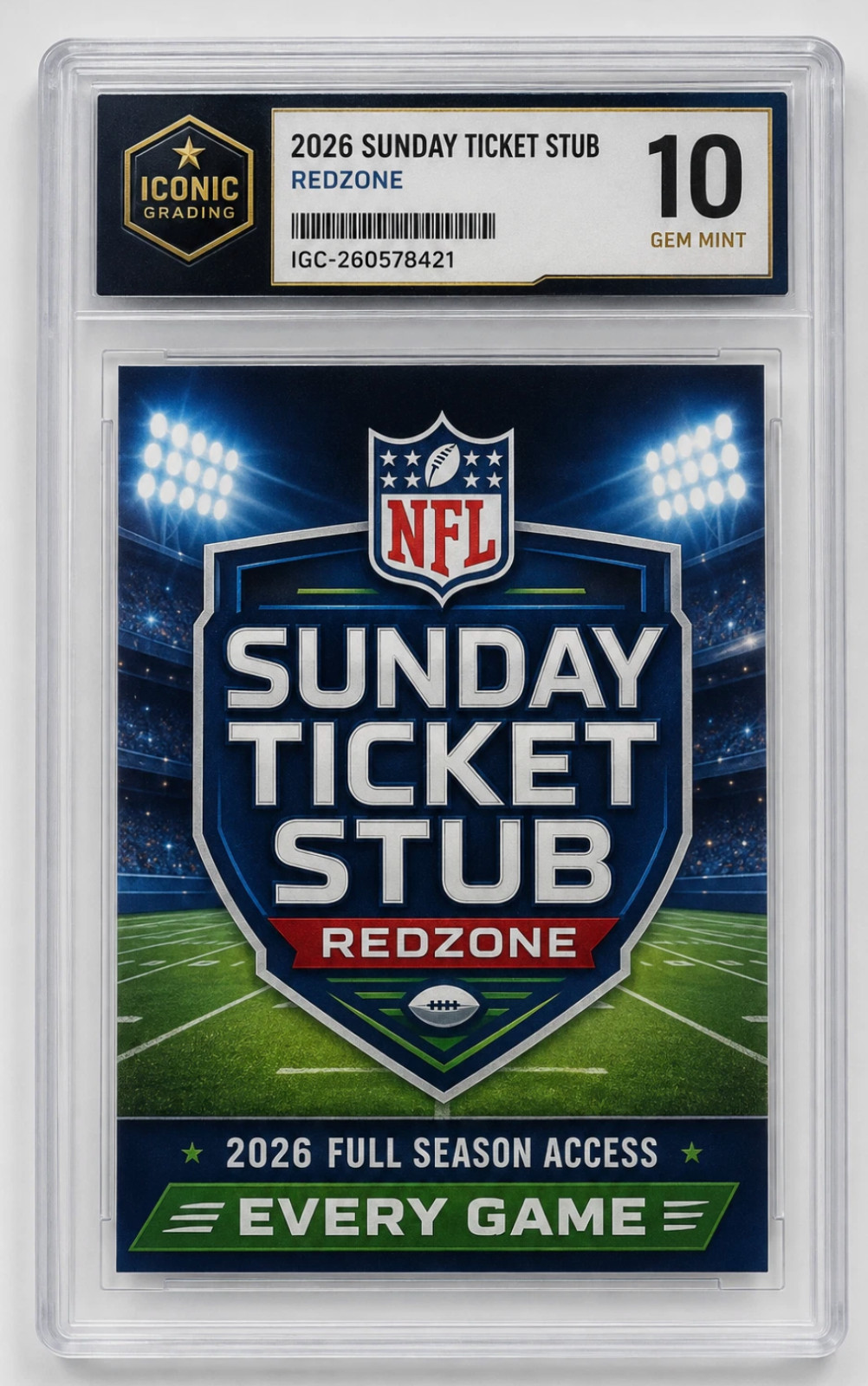 NFL Sunday Ticket “STUB” + RedZone | 2026-27 FULL Season | EVERY GAME Guaranteed