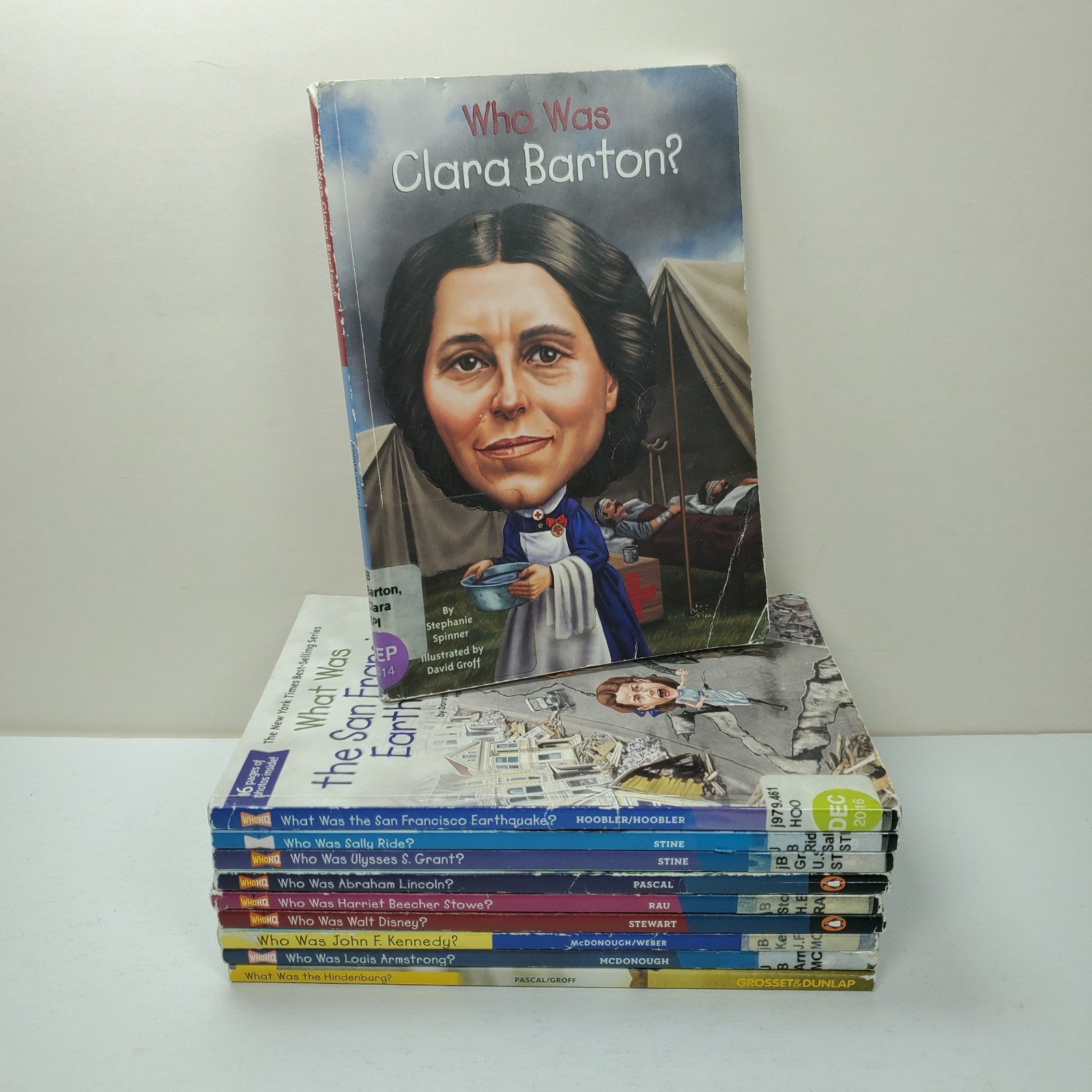 Lot Of 10 Who HQ Books  Who Is What Is/Was  Where Is PB Kids Homeschool