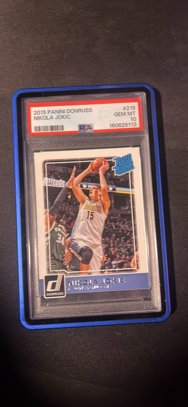Panini 2015-16 Donruss Nikola Jokic Rated Rookie #215 RC Denver Nuggets
