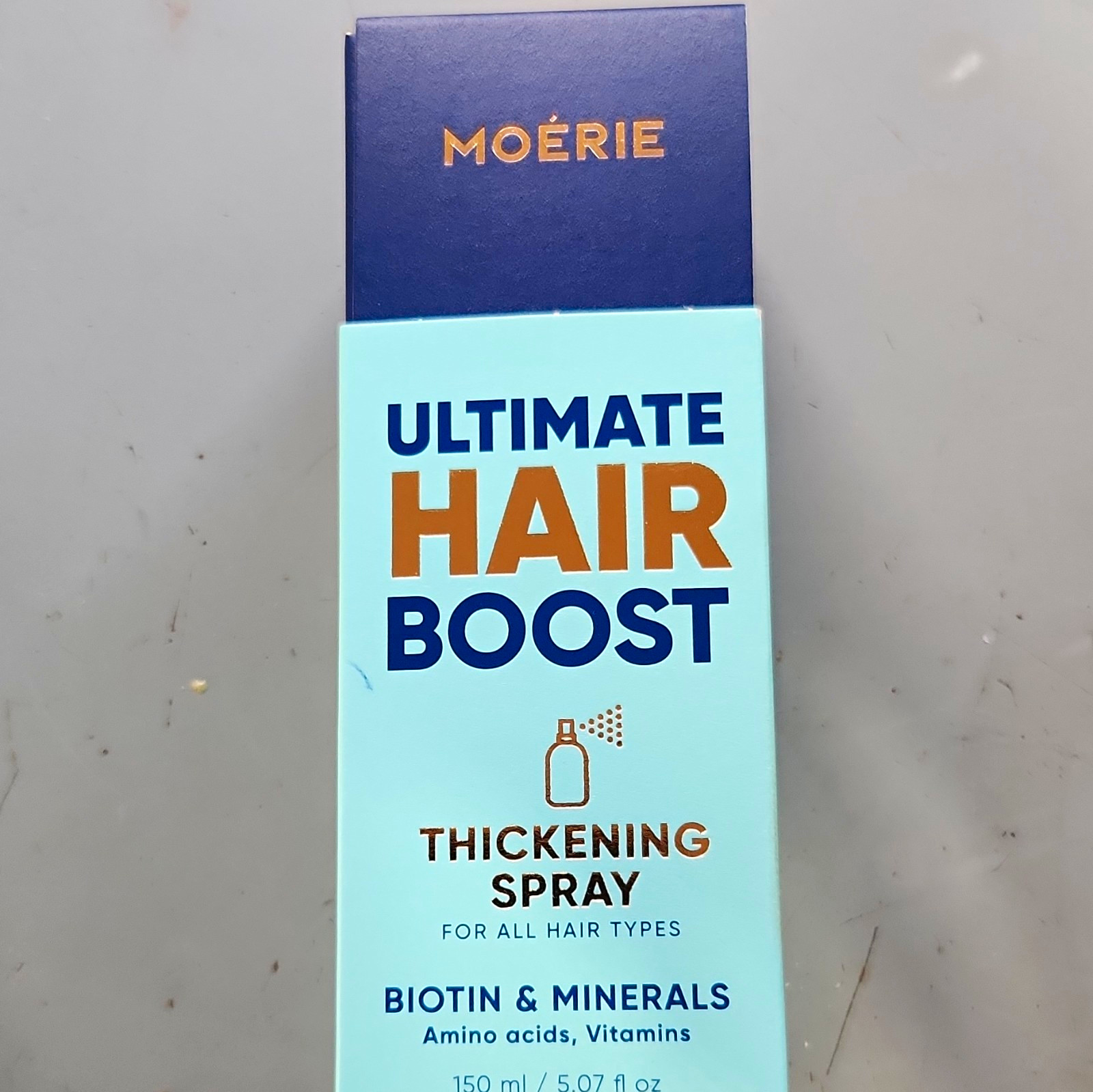 Moérie Ultimate Hair Boost Thickening Spray Biotin Caffeine 5.07 fl oz