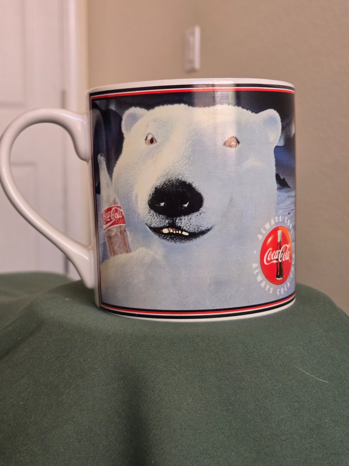 Vintage Coca Cola Polar Bear Coffee Mug By Gibson 1996 Coke Mug Cup Winter Vintage Coca Cola Polar Bear Coffee Mug By Gibson 1996 Coke Mug Cup Winter