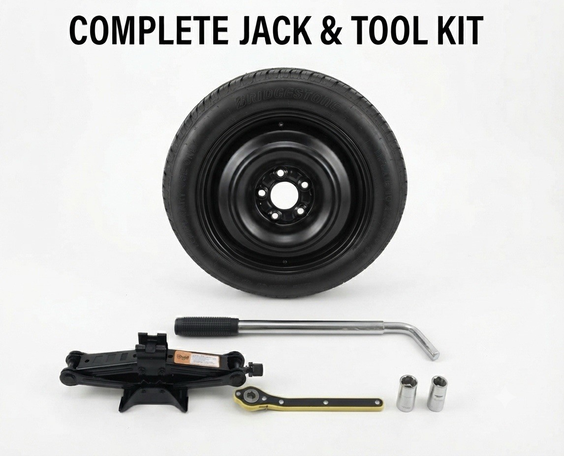 Fits 2023 - 2026 Dodge Hornet Emergency Jack Kit Compact Spare Wheel  17 ” OEM