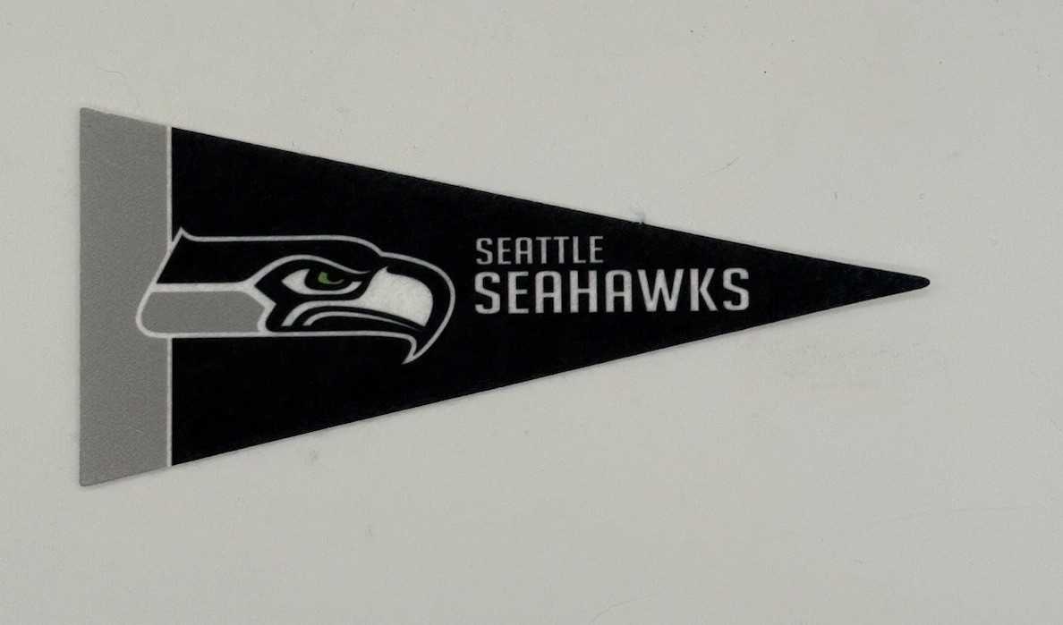 Seattle Seahawks Mini Pennant 4”x9\