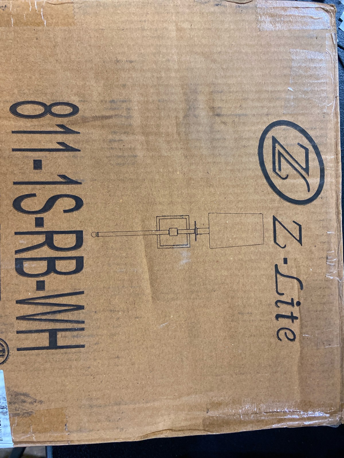 Z-Lite 811-1S-RB-WH Camila 26\