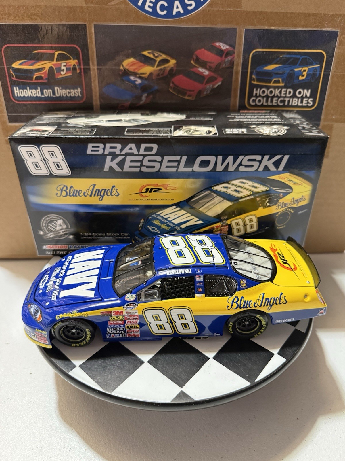 RARE* Brad Keselowski #88 Blue Angels 2008 1/24 Nascar Diecast RARE* Brad Keselowski #88 Blue Angels 2008 1/24 Nascar Diecast