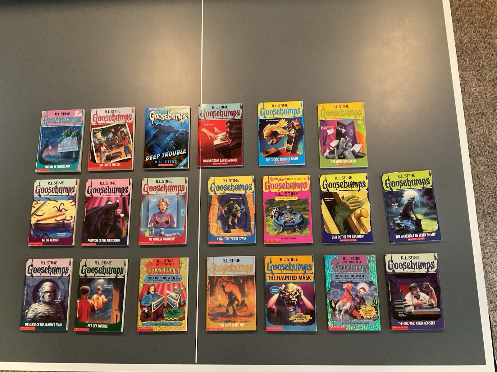 Goosebumps Books Lot of 20 RL Stine