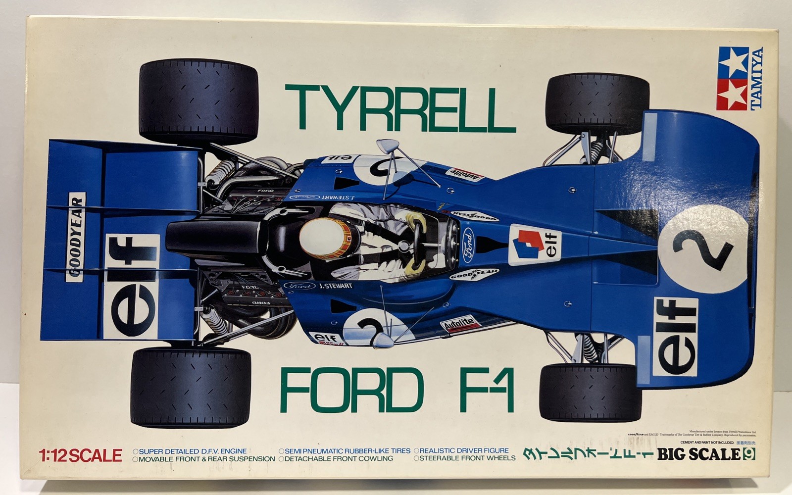 TAMIYA Tyrrell Ford F1 Model Kit 1:12 Scale NOS Fast Shipping USA Seller