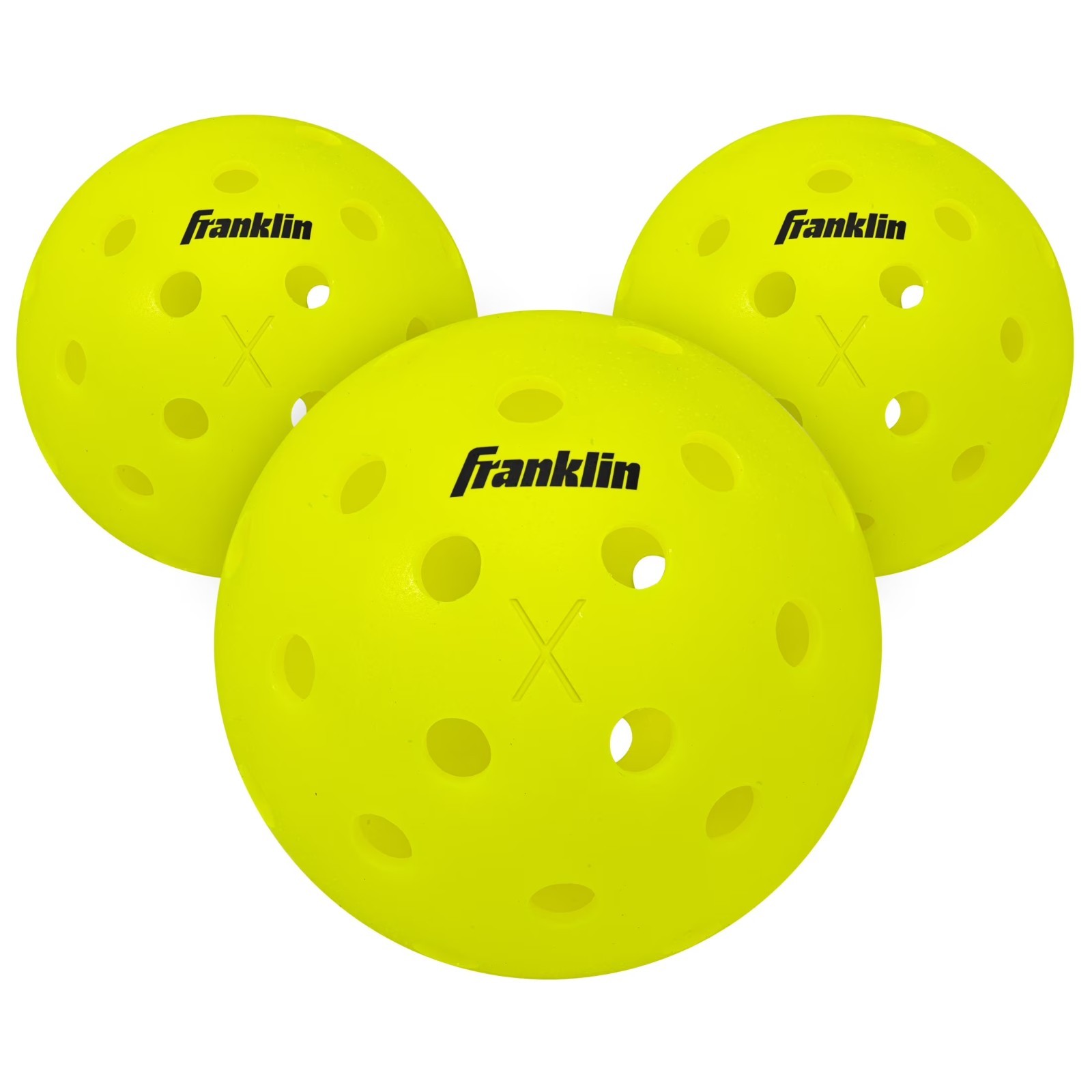 Franklin Sports X-40 Outdoor Pickleballs, USAPA Approved Regulation Size Balls