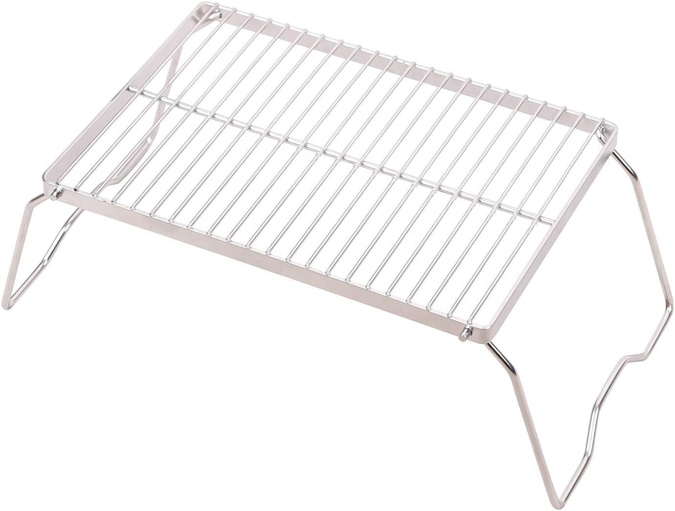 Campfire Grill 304 Stainless Steel Grate,Folding Camping Grill Heavy Duty....