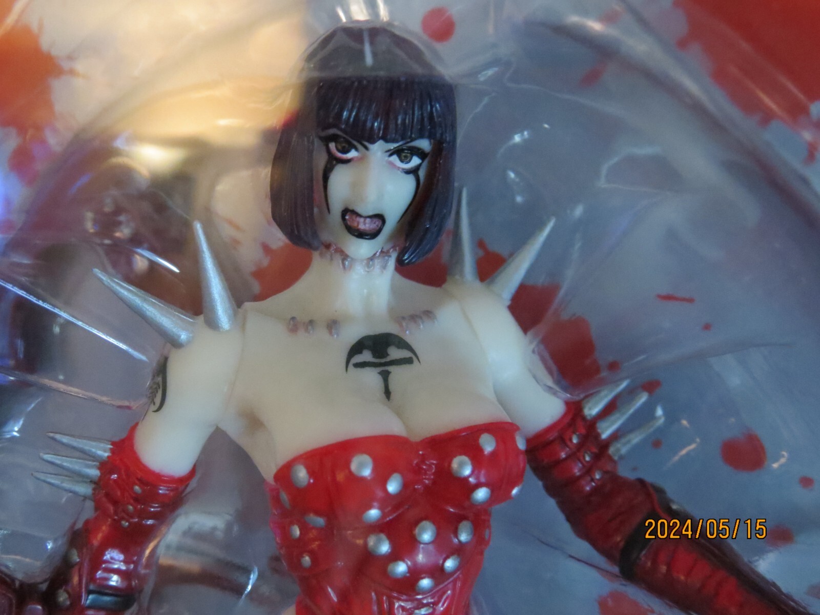 Guillotinna Over Rage Red Fewture Action Figure Removable Weapons set Guillotinna Over Rage Red Fewture Action Figure Removable Weapons set