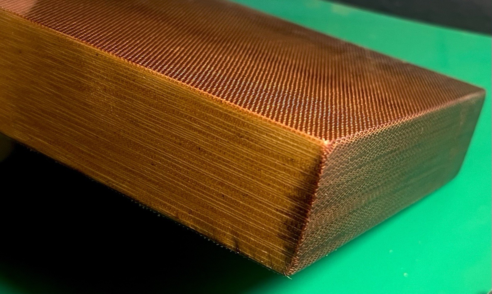 Vintage Canvas Micarta Block