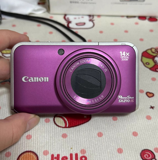 Canon PowerShot SX210 IS 14.0MP 14x Zoom Purple Digital Camera English Canon PowerShot SX210 IS 14.0MP 14x Zoom Purple Digital Camera English