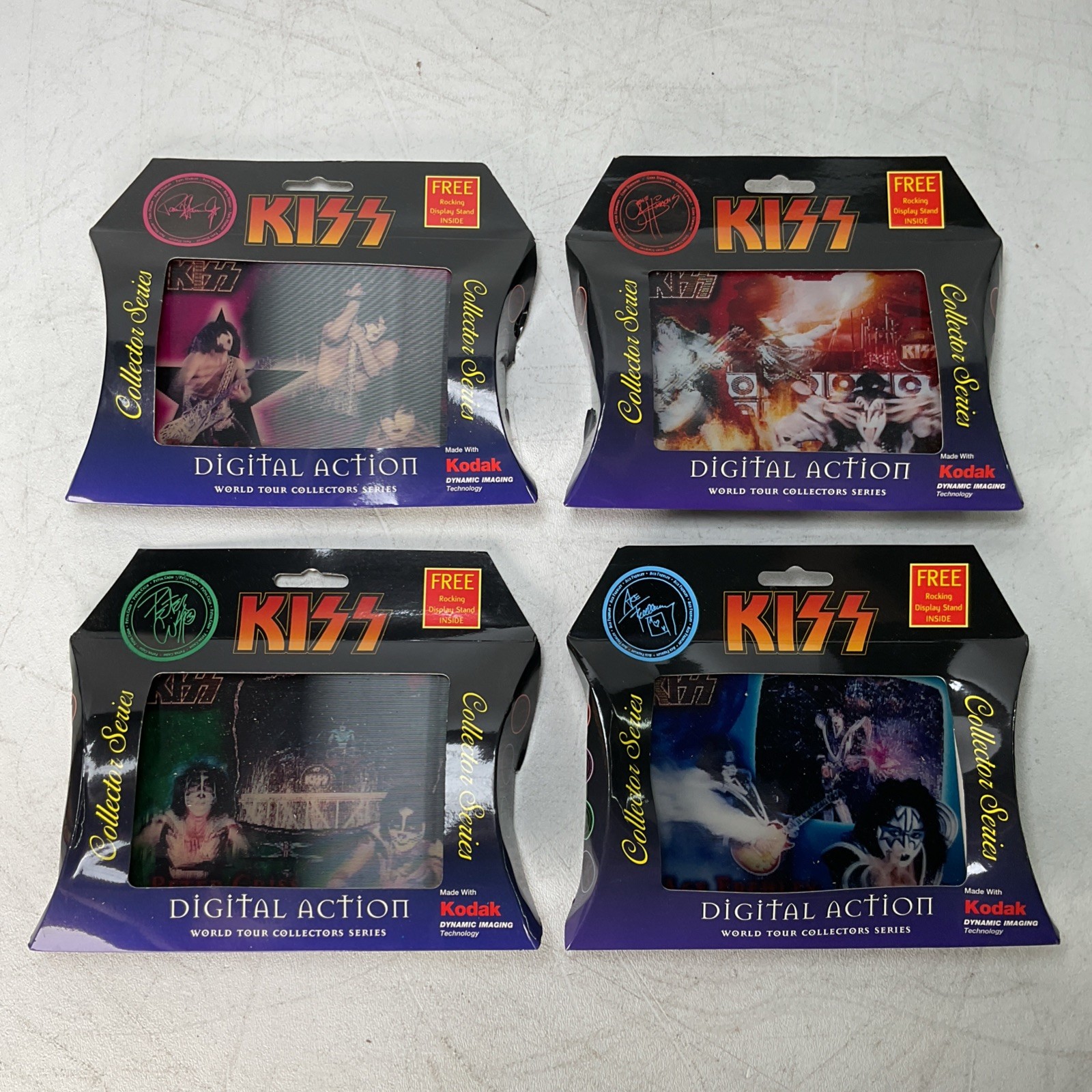Kiss Psycho Circus Digital Action World Toyr Collector Series Card Full Set New
