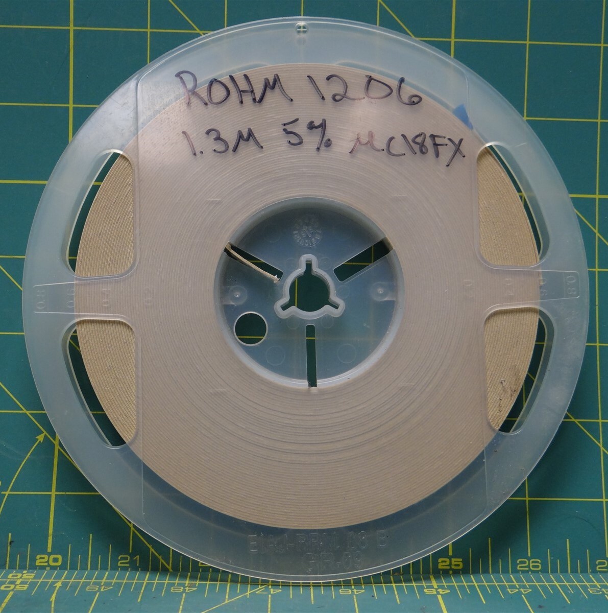 ROHM 1206 1/4w 5% Tol. 1.3M Ohm Fixed Chip Resistor P/N MCR18FX1031E