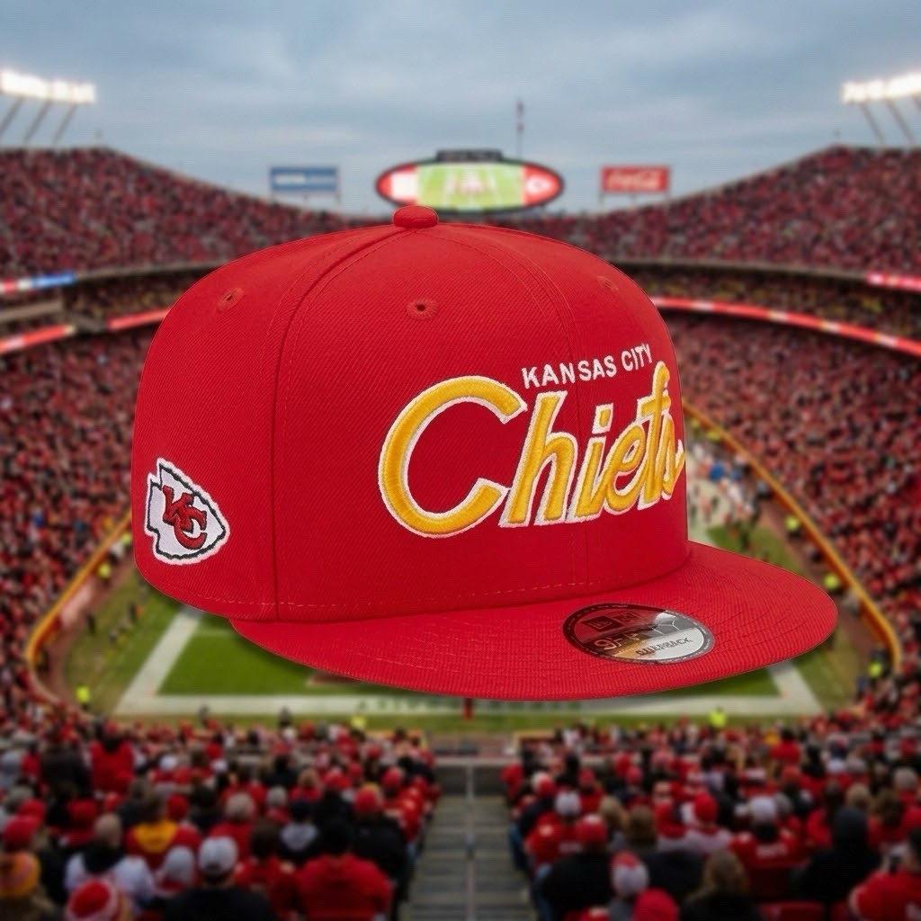 NEW ERA 9FIFTY Kansas City Chiefs Script OTC Red SnapBack Hat OSFM NEW ERA 9FIFTY Kansas City Chiefs Script OTC Red SnapBack Hat OSFM