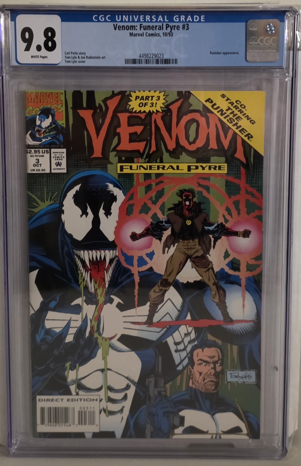 Venom: Funeral Pyre #3  CGC 9.8 Graded Comic Book   Marvel Comics  🔑 Issue