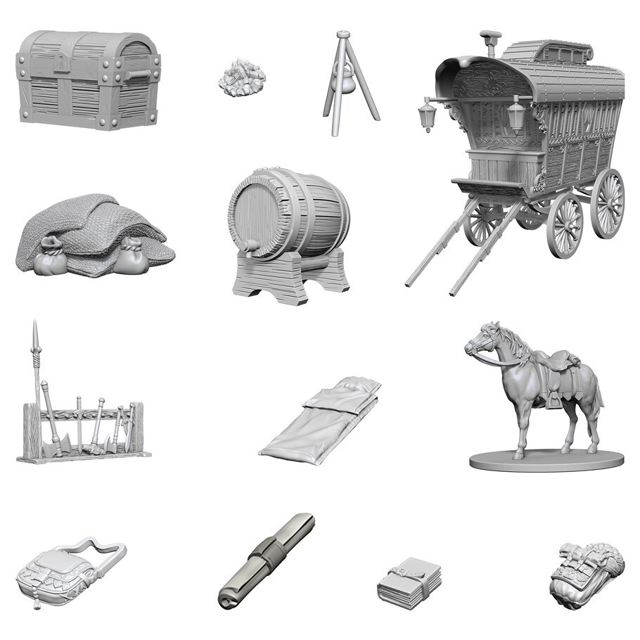 Dungeons & Dragon D&D Nolzur's Marvelous Miniatures: Adventurer's Campsite 73220