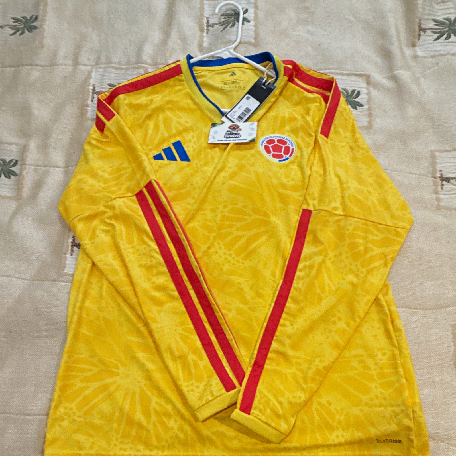 adidas Colombia National Team Soccer Jersey Yellow/Red/Blue Men’s XL LS adidas Colombia National Team Soccer Jersey Yellow/Red/Blue Men’s XL LS