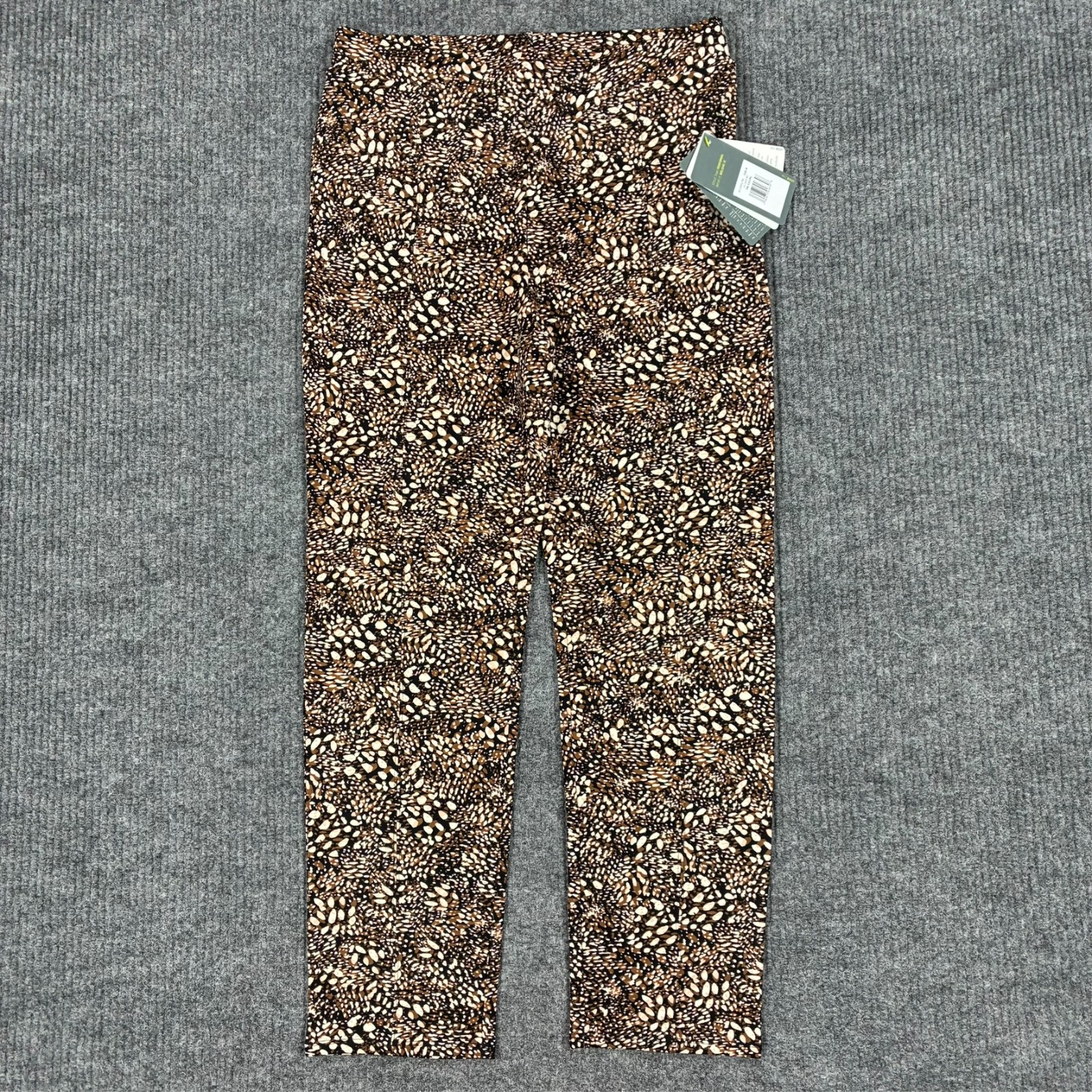Lysse Leggings Womens Size Medium Pull On Brown Animal Print Stretch Pants Lysse Leggings Womens Size Medium Pull On Brown Animal Print Stretch Pants