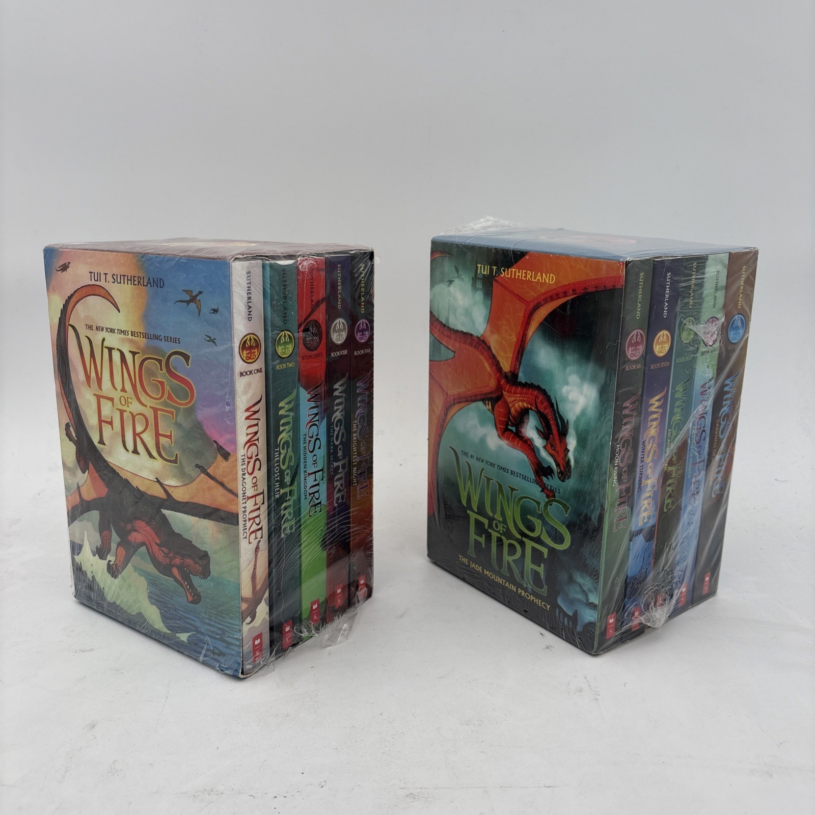 Wings of Fire Books 1-10 Complete Box Set Brand New Tui T. Sutherland F6-28