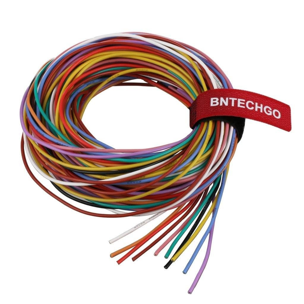 20 AWG Silicone Wire Kit 10 Color Each 10Ft Stranded Tinned Copper