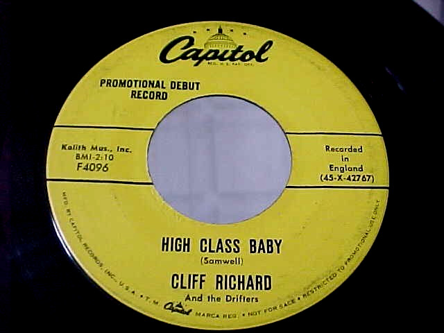 CLIFF RICHARD -ROCKABILLY- PROMO-HIGH CLASS BABY/MOVE IT- EX VINYL & EX AUDIO ) CLIFF RICHARD -ROCKABILLY- PROMO-HIGH CLASS BABY/MOVE IT- EX VINYL & EX AUDIO )
