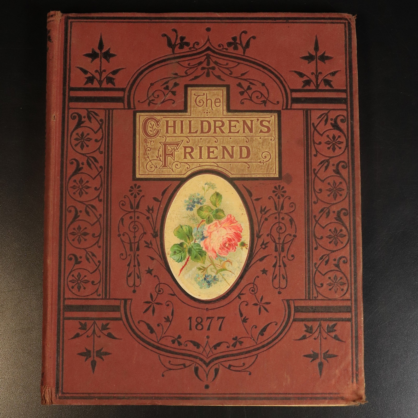1877 The Children\'s Friend Volume XVII Antique Illustrated Children\'s Book