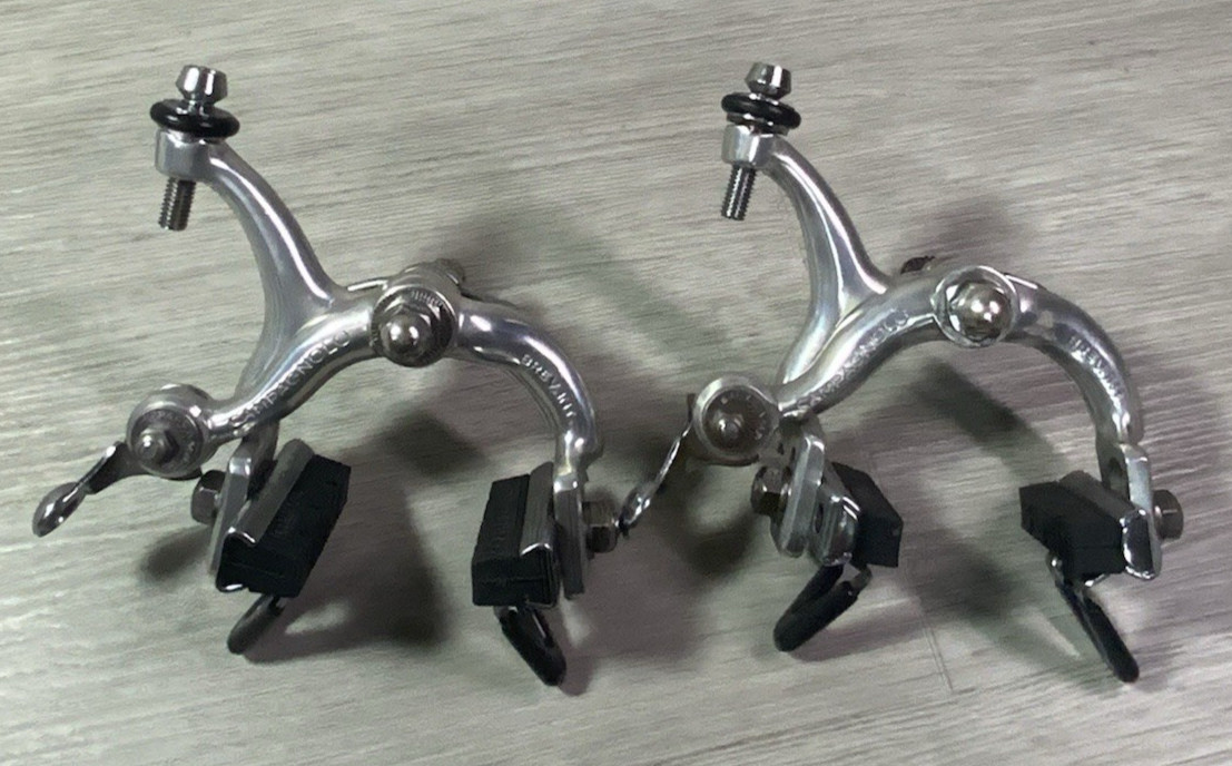 CAMPAGNOLO RECORD BRAKE CALIPERS 42-52 MM LONGER REACH RECESSED MOUNTS CAMPAGNOLO RECORD BRAKE CALIPERS 42-52 MM LONGER REACH RECESSED MOUNTS