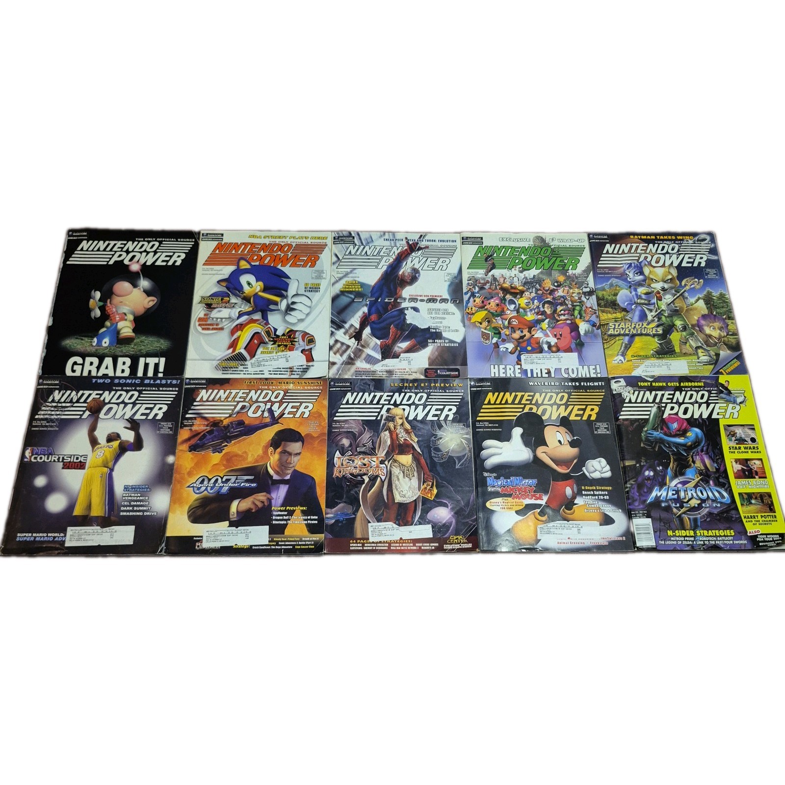 Nintendo Power 10 PACK LOT 152 to 163 ALMOST COMPLETE 2002 MISSING VOL 160+162