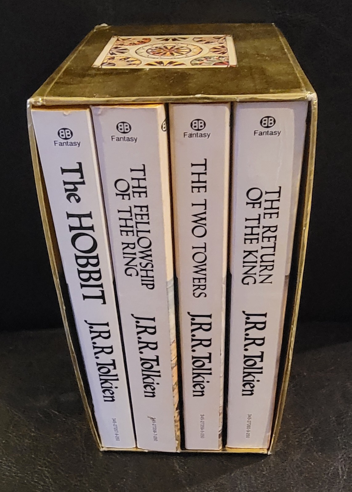 Hobbit & Lord of the Rings Gold Box Set J. R. R. Tolkien 1977 Ballantine VF ++