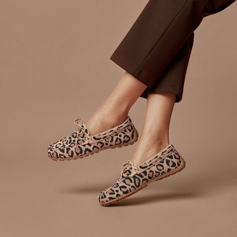 Vivaia Jackie Driving Loafers Leopard Old Money Minimalist Casual Comfort 8