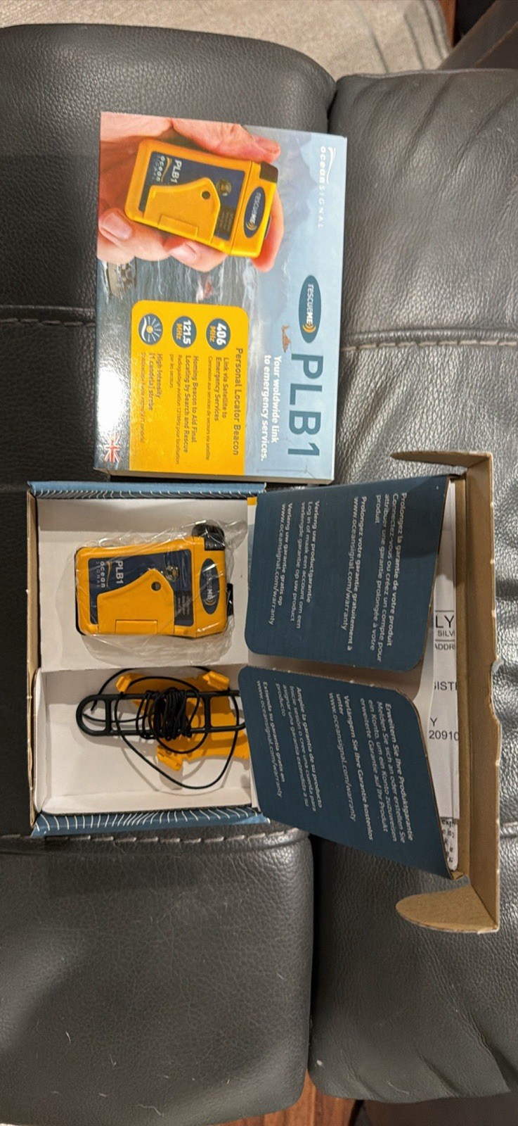 Ocean Signal Rescue Me PLB1 Personal Locator Beacon. Ocean Signal Rescue Me PLB1 Personal Locator Beacon.