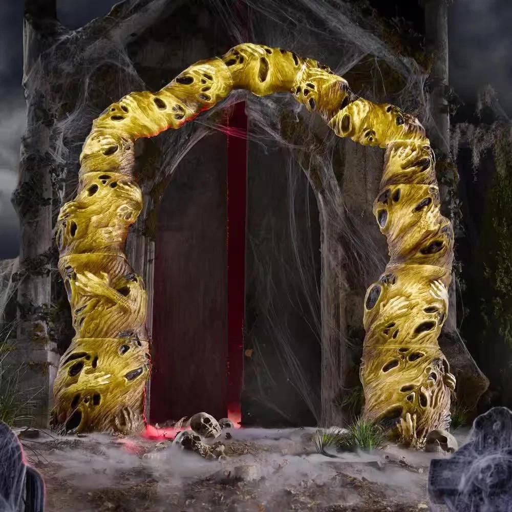 Grave & Bones 7 Ft. LED Twisted Souls Halloween Archway Prop
