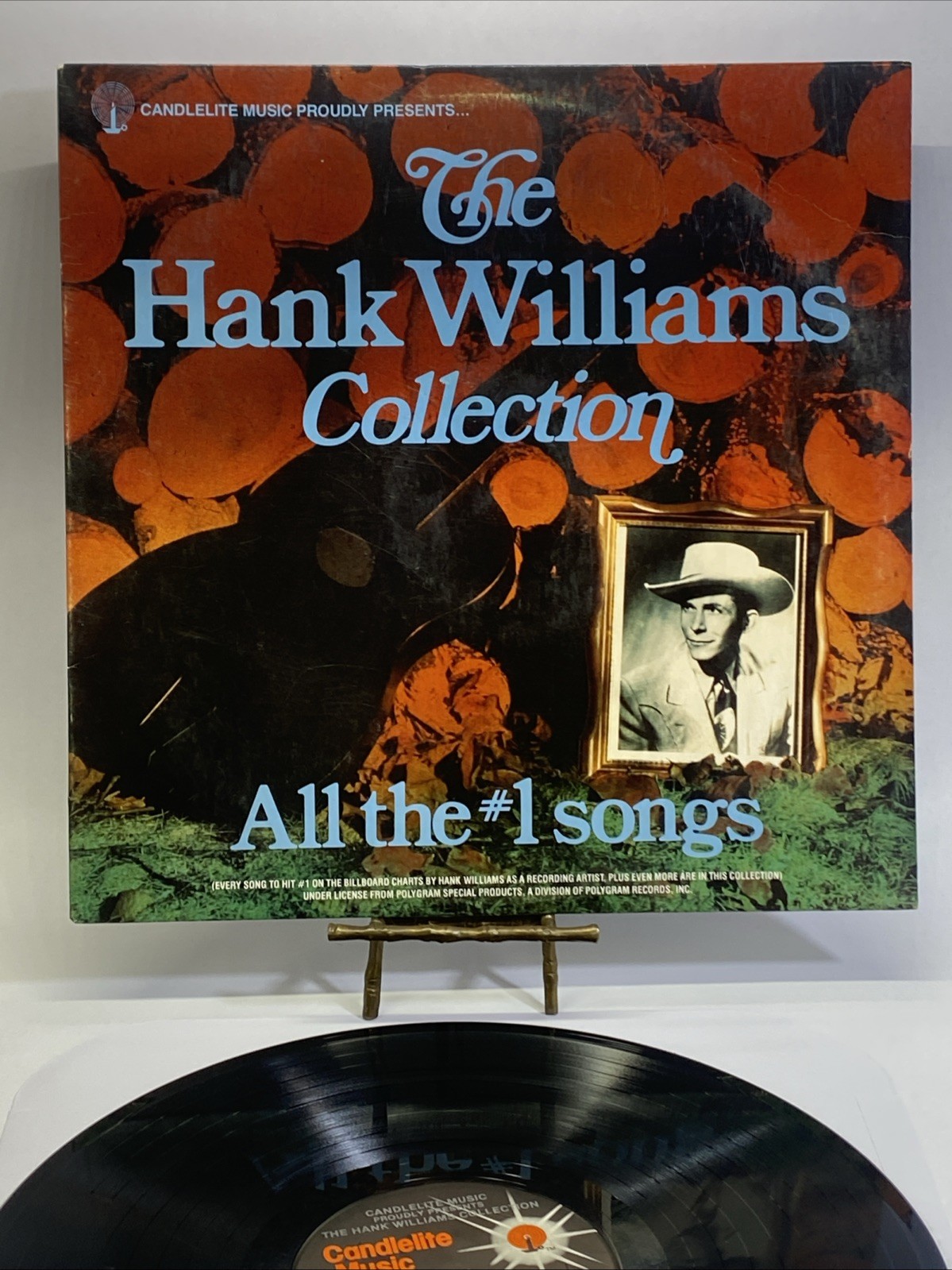 The Hank Williams Collection Vinyl LP 1983 Candlelite Music Record CU-186-LP