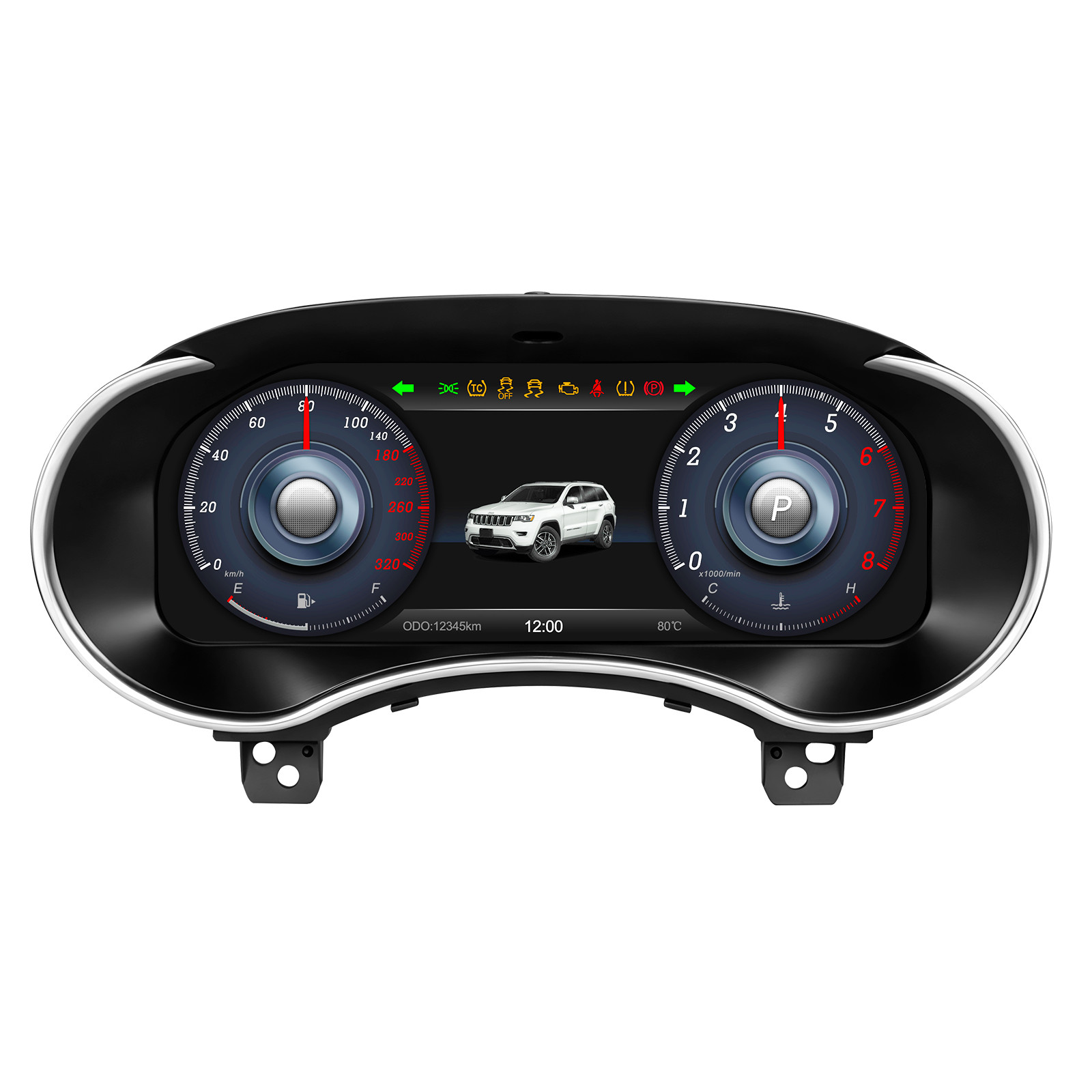 For Jeep Grand Cherokee 14-21 Digital LCD Instrument Cluster Speedometer Carplay