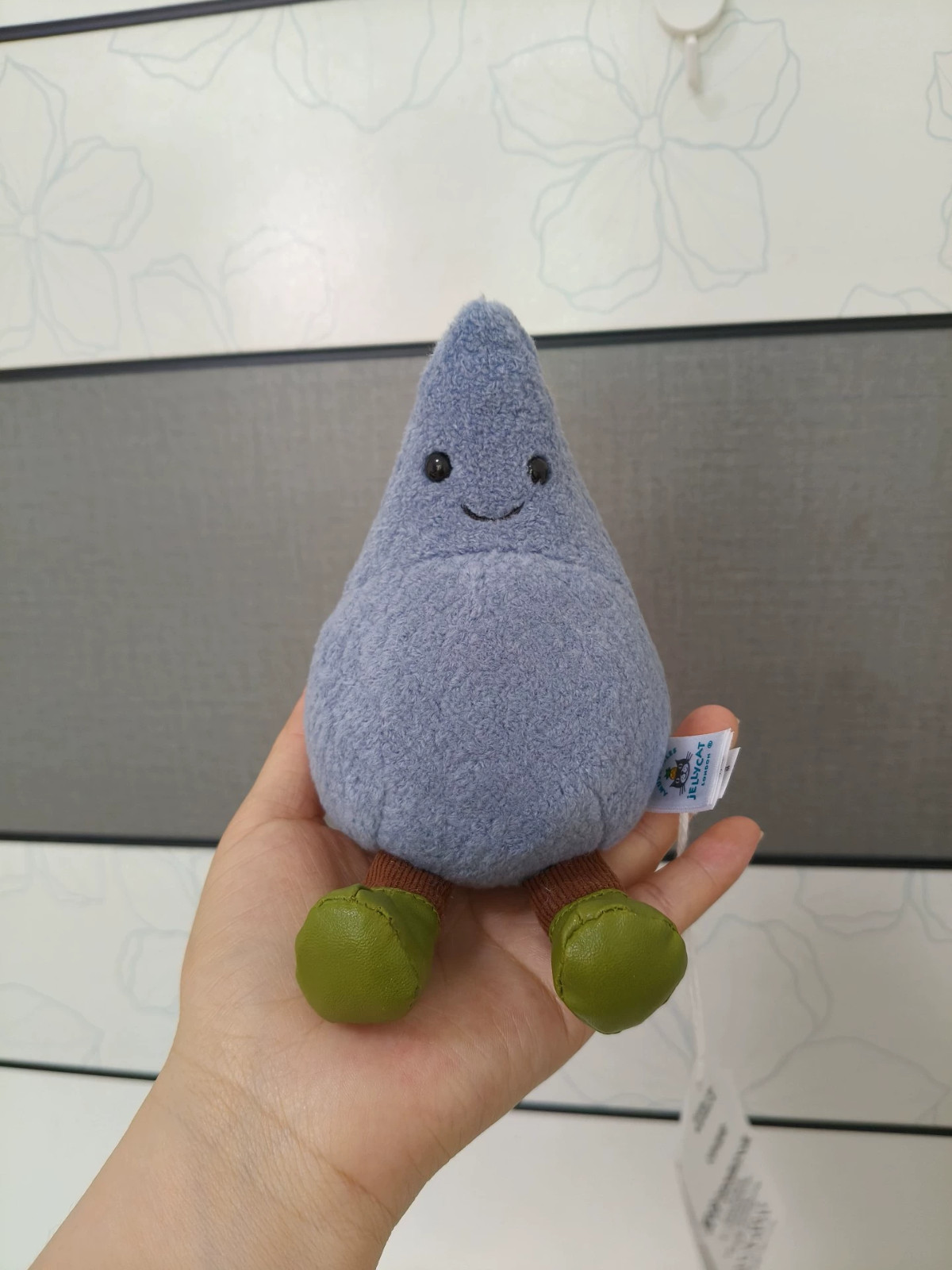  Jellycat Amuseable Fluffy Purple Raindrop Doll Gift Kids Toy 