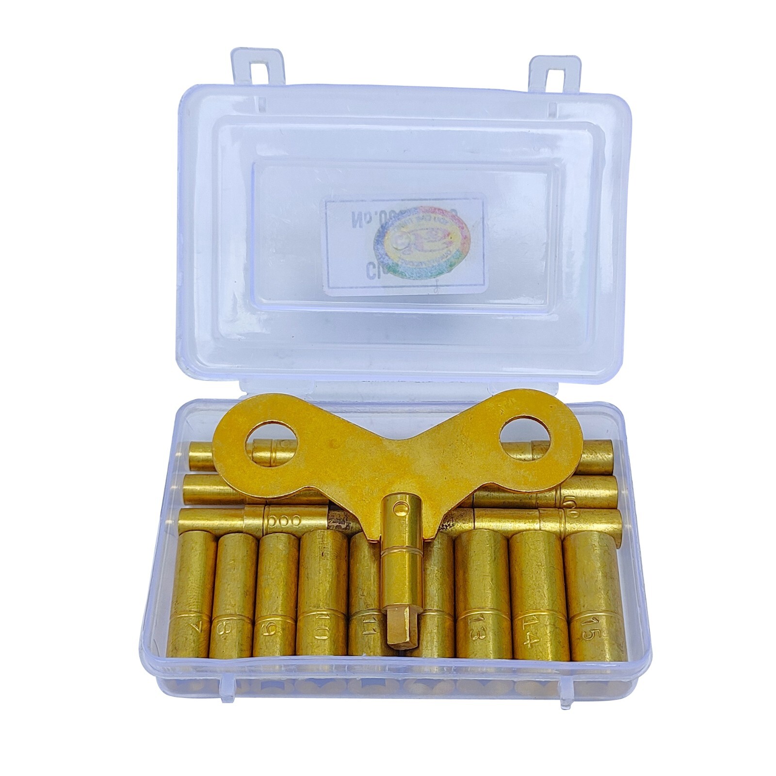 19 Piece Clock Winding Key Set - All Clock Key brass Set No. 000 to 15 Universal 19 Piece Clock Winding Key Set - All Clock Key brass Set No. 000 to 15 Universal