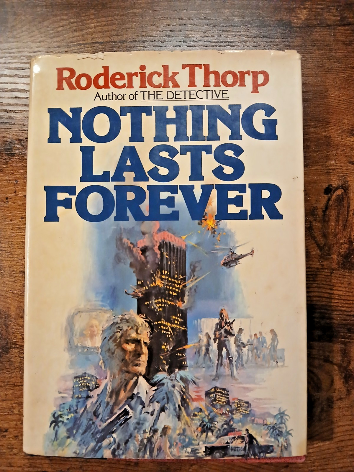 Nothing Lasts Forever Roderick Thorp Hardcover 1st Edition 1979 (Die Hard 1988)