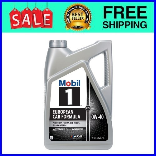 Mobil 1 FS European Formula Full Synthetic 0W-40 5 Qt Ship From USA