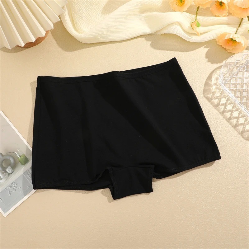 Women\'s Seamless Boxer Shorts Cotton Briefs Soft Stretch Underwear Comfort XS-XL
