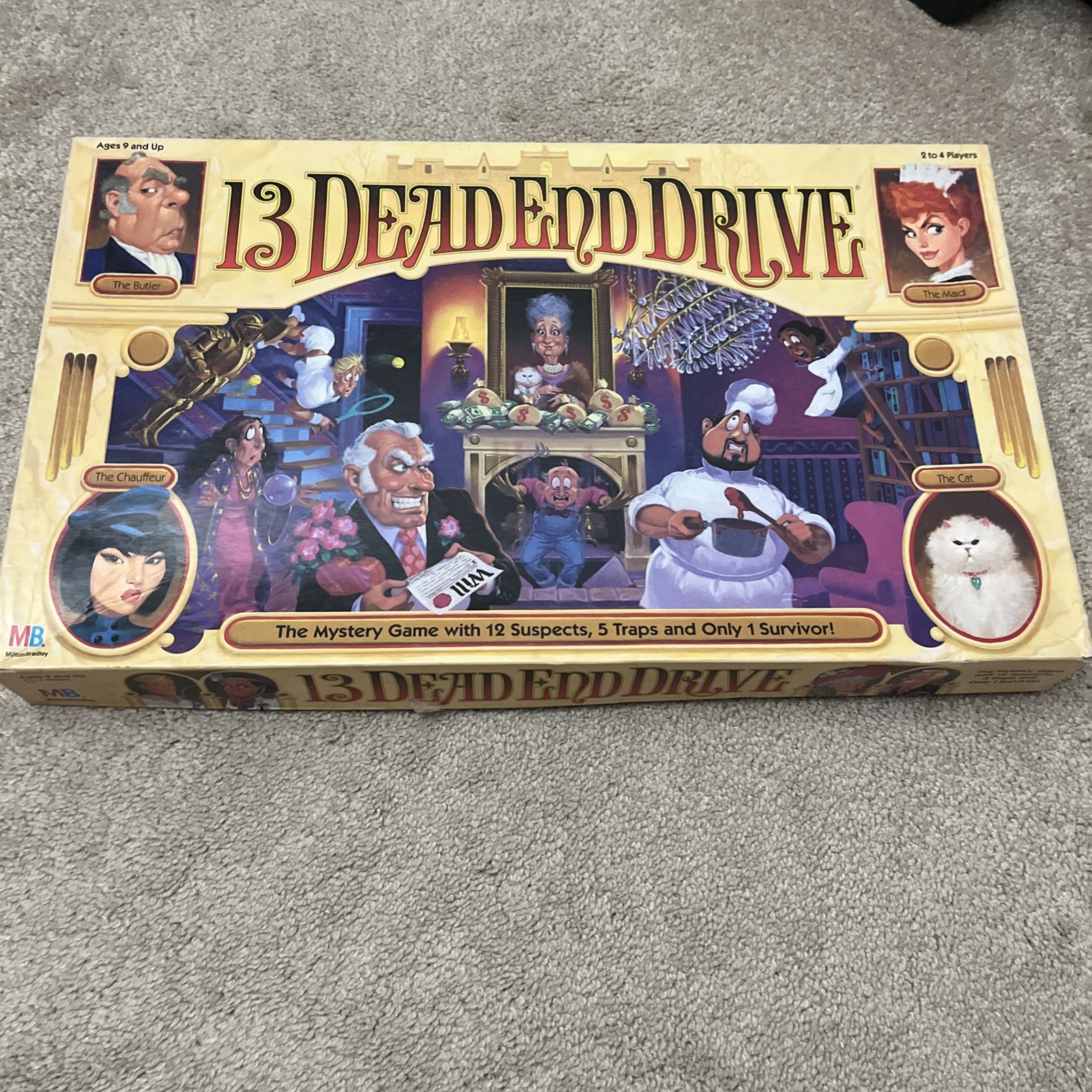 Vintage 1993 13 Dead End Drive Board Game Milton Bradley Complete VTG Excellent Vintage 1993 13 Dead End Drive Board Game Milton Bradley Complete VTG Excellent