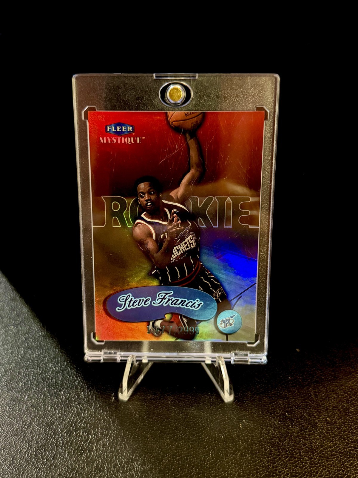 1999-00 Fleer Mystique - Rookie Steve Francis #130 /2999 (RC) Houston Rockets 1999-00 Fleer Mystique - Rookie Steve Francis #130 /2999 (RC) Houston Rockets