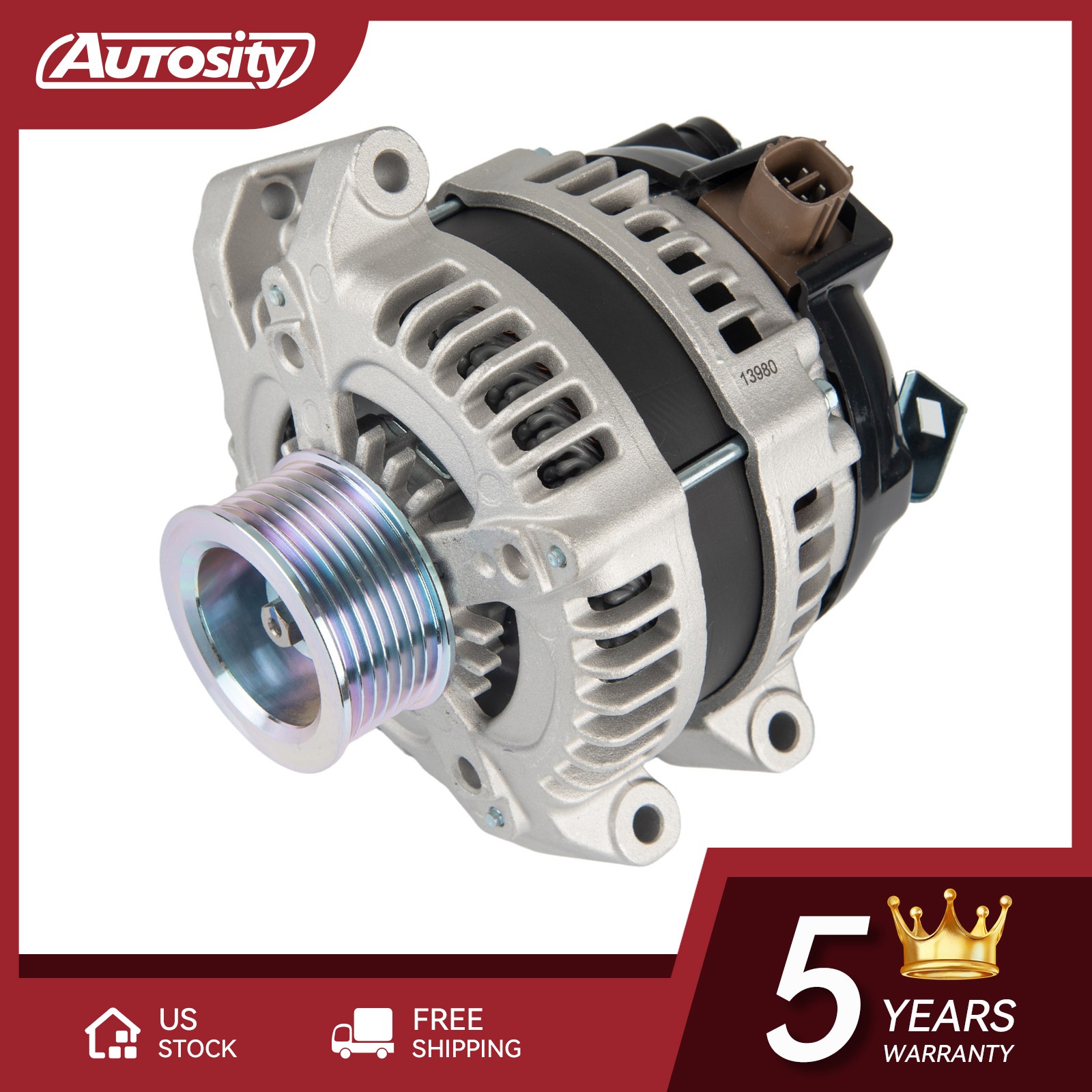 Alternator For 2007-2011 Honda CR-V 2.4L 2003-2007 Honda Accord 2.4L 13980N